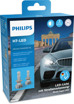 11972U6000X2 Zárovka Ultinon Pro6000 H7-LED PHILIPS