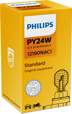 12190NAC1 PHILIPS Žárovka PY24W (řada Standard) | 12V 24W | 12190NAC1 PHILIPS
