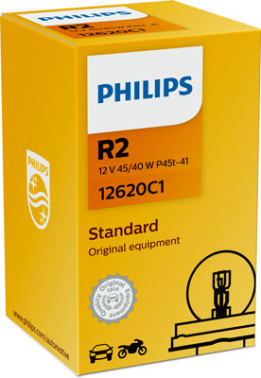 12620C1 PHILIPS Žárovka R2 (řada Standard) | 12V 45/40W | 12620C1 PHILIPS