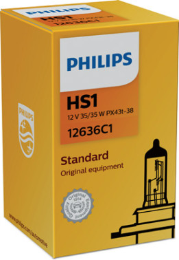 12636C1 PHILIPS žárovka HS1 (řada PremiumVision Moto) | 12V 35/35W | 12636C1 PHILIPS