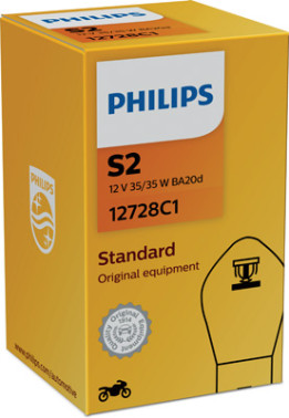 12728C1 PHILIPS Žárovka S2 (řada Standard) | 12V 35/35W | 12728C1 PHILIPS
