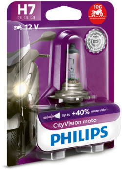 12972CTVBW PHILIPS Žárovka H7 (řada CityVision Moto) | 12V 55W | 12972CTVBW PHILIPS
