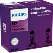 12972VPC2 PHILIPS Žárovka (2ks) H7 (řada VisionPlus) | 12V 55W | 12972VPC2 PHILIPS