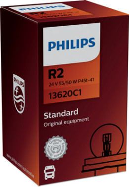 13620C1 PHILIPS Žárovka R2 (řada Standard) | 24V 55/50W | 13620C1 PHILIPS