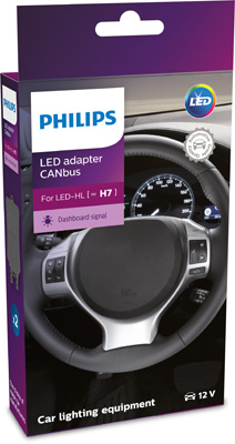 18952C2 Sada kabelů CANbus Adapter H7-LED PHILIPS