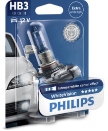 9005WHVB1 PHILIPS Žárovka HB3 (řada WhiteVision) | 12V 65W | 9005WHVB1 PHILIPS