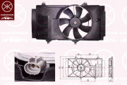 81092603 KLOKKERHOLM ventilátor chladenia motora 81092603 KLOKKERHOLM