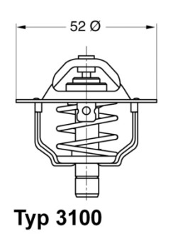 3100.88D BorgWarner (Wahler) termostat chladenia 3100.88D BorgWarner (Wahler)