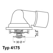 4175.92D BorgWarner (Wahler) termostat chladenia 4175.92D BorgWarner (Wahler)