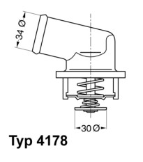 4178.92D BorgWarner (Wahler) termostat chladenia 4178.92D BorgWarner (Wahler)