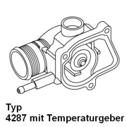 4287.92D Termostat, chladivo BorgWarner (Wahler)