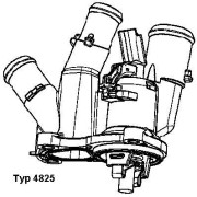 4825.98D BorgWarner (Wahler) termostat chladenia 4825.98D BorgWarner (Wahler)