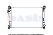 010015N AKS DASIS chladič motora 010015N AKS DASIS