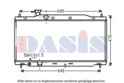 010024N AKS DASIS chladič motora 010024N AKS DASIS