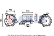 018008N AKS DASIS vnútorný ventilátor 018008N AKS DASIS