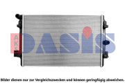 040006N AKS DASIS chladič motora 040006N AKS DASIS