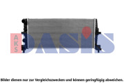 040035N AKS DASIS chladič motora 040035N AKS DASIS