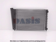 040160N Chladič, chlazení motoru AKS DASIS