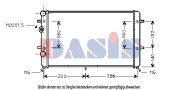 041980N AKS DASIS chladič motora 041980N AKS DASIS