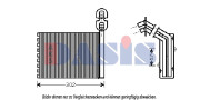 046010N AKS DASIS výmenník tepla vnútorného kúrenia 046010N AKS DASIS