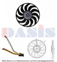 048054N AKS DASIS ventilátor chladenia motora 048054N AKS DASIS