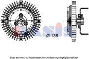 048200N AKS DASIS spojka ventilátora chladenia 048200N AKS DASIS