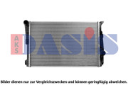 050000N AKS DASIS chladič motora 050000N AKS DASIS