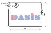 050085N AKS DASIS chladič motora 050085N AKS DASIS