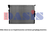 050125N AKS DASIS chladič motora 050125N AKS DASIS