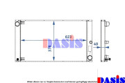 051004N AKS DASIS chladič motora 051004N AKS DASIS