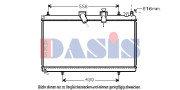 060059N AKS DASIS chladič motora 060059N AKS DASIS