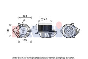 068014N AKS DASIS vnútorný ventilátor 068014N AKS DASIS