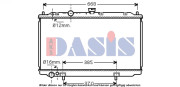 070071N AKS DASIS chladič motora 070071N AKS DASIS