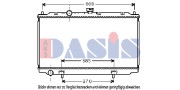 070088N AKS DASIS chladič motora 070088N AKS DASIS