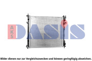070170N AKS DASIS chladič motora 070170N AKS DASIS