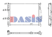 070186N AKS DASIS chladič motora 070186N AKS DASIS