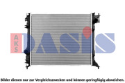 070191N AKS DASIS chladič motora 070191N AKS DASIS
