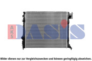 070192N AKS DASIS chladič motora 070192N AKS DASIS