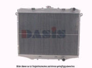 073200N AKS DASIS chladič motora 073200N AKS DASIS