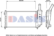 080068N AKS DASIS chladič motora 080068N AKS DASIS