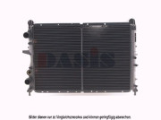 080950N Chladič, chlazení motoru AKS DASIS