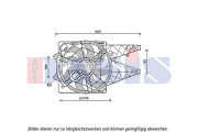 088055N AKS DASIS ventilátor chladenia motora 088055N AKS DASIS