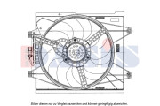 088134N AKS DASIS ventilátor chladenia motora 088134N AKS DASIS