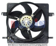 098067N AKS DASIS ventilátor chladenia motora 098067N AKS DASIS