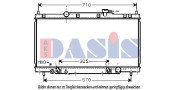 100062N AKS DASIS chladič motora 100062N AKS DASIS