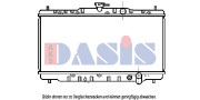 100090N AKS DASIS chladič motora 100090N AKS DASIS