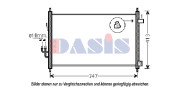 102028N AKS DASIS kondenzátor klimatizácie 102028N AKS DASIS