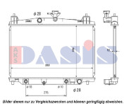 110064N AKS DASIS chladič motora 110064N AKS DASIS