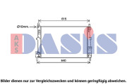 110103N AKS DASIS chladič motora 110103N AKS DASIS