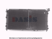 110220N AKS DASIS chladič motora 110220N AKS DASIS